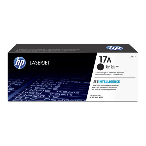 HP 17A Toner Cartridge Page Life 1600pp Black Ref CF217A