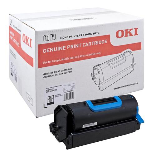 OKI Laser Toner Cartridge Page Life 18000pp Black Ref 45488802