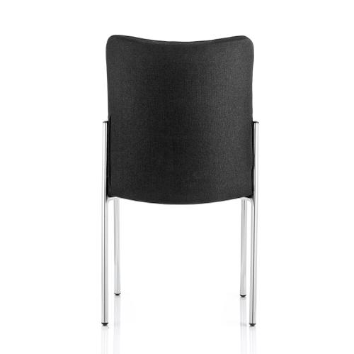 Sonix Academy Visitor Chair Without Fabric Back Arms Black Ref BR000004