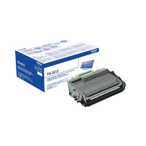 Brother Laser Toner Cartridge Super High Yield Page Life 12000pp Black Ref TN3512