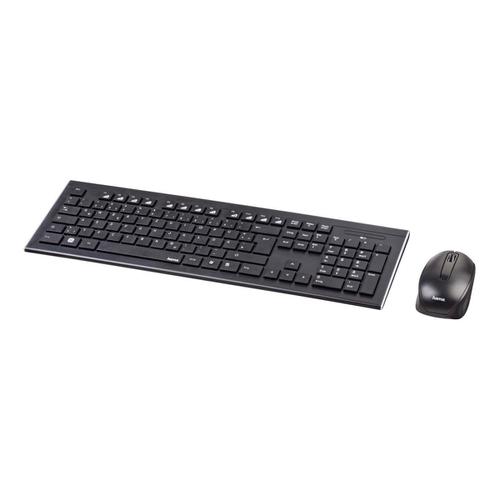 Hama Cortino Wireless Keyboard And Mouse Set Black ref 73182664