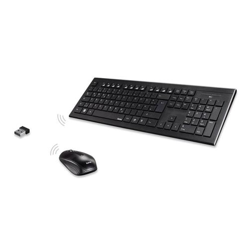 Hama Cortino Wireless Keyboard And Mouse Set Black ref 73182664  145292