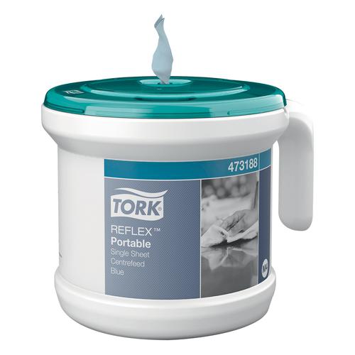Portable Paper Towel Roll Dispenser Refillable by Tork Ref 473188 145352 Buy online at Office 5Star or contact us Tel 01594 810081 for assistance