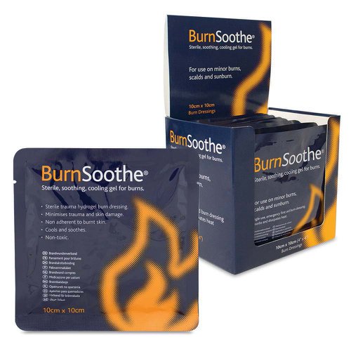 BurnSoothe Burn Dressing 10cm x 10cm Box of 10 145675 Buy online at Office 5Star or contact us Tel 01594 810081 for assistance