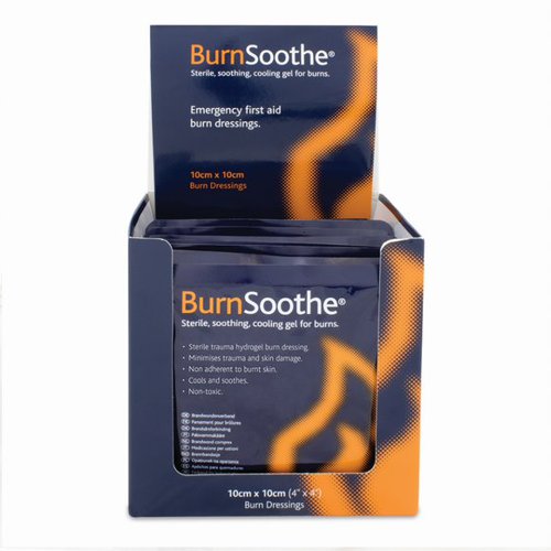 BurnSoothe Burn Dressing 10cm x 10cm Box of 10 Reliance Medical