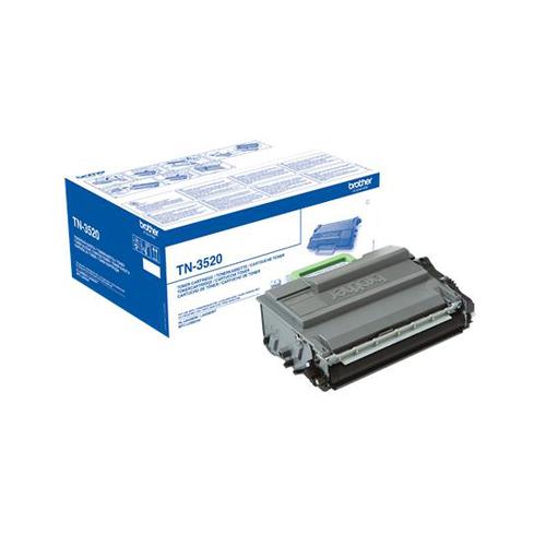 Brother Laser Toner Cartridge Ultra High Yield Page Life 20000pp Black Ref TN3520