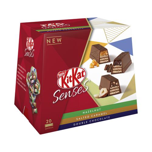 Nestle Kit Kat Senses Assorted Box 20 Bite Size Pieces 200g Ref 12351140