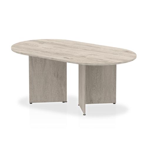 Trexus Boardroom Table Arrowhead 1800x1200x730mm Grey Oak Ref I003277