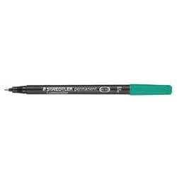 Staedtler 318 Marker Pens Fine Felt tip Green [Pack 10]