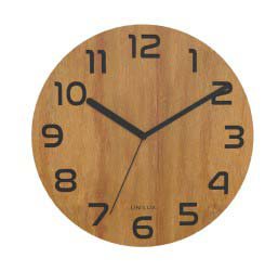 Unilux Palma Bamboo Clock