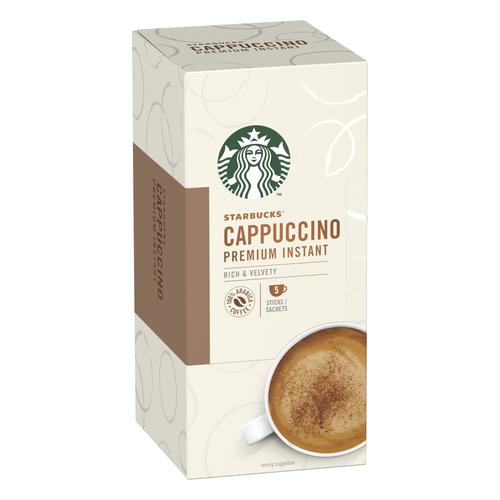Starbucks Cappuccino Sachets 6 Boxes Each with 5 x 70g Sachets Ref 12431776
