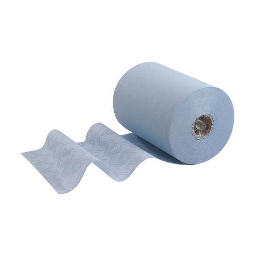 SCOTT 6696 Essentials Slimroll Hand Towel Roll 198mmx190m 1-Ply Blue Ref 6696 [Pack 6] Kimberly-Clark