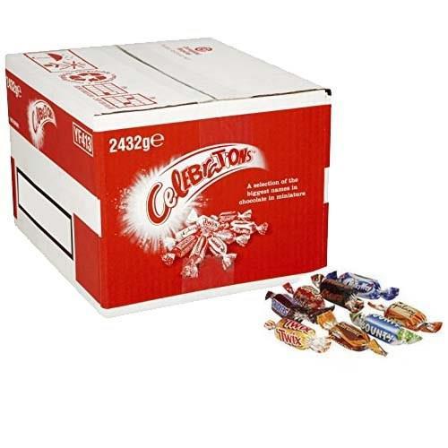 Celebrations Chocolates Assorted Flavours 2432g Bulk Case 611635 