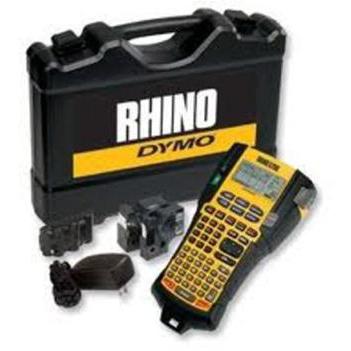 Dymo RhinoPRO 5200 Labelmaker Kit Printer Adaptor and Rechargeable Battery for 6-19mm Tapes Ref S0841390 Newall