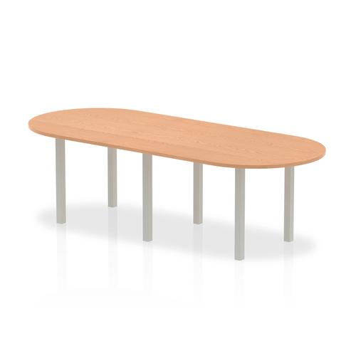 Trexus Boardroom Table 2400x1200x730mm Oak Ref I000792