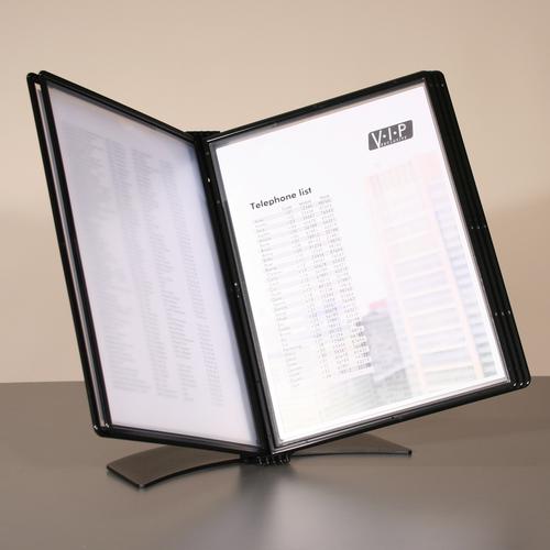 Easy Mount A4 Desk Display System with 5 Pockets
