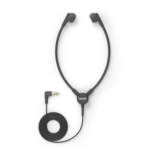 Philips Y-Style Headphones for Transcription Lightweight Durable 3M Cable Charcoal Ref ACC0233  149438