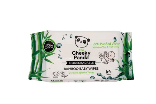 Cheeky Panda Baby Wipes 60 Wipes [Pack of 12] The Cheeky Panda Ltd
