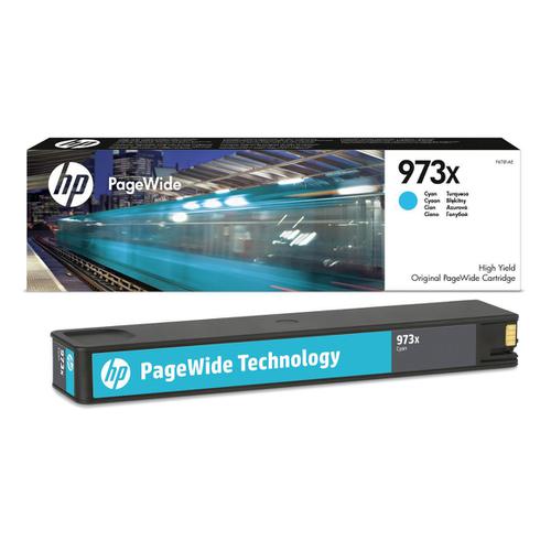 Hewlett Packard [HP] No.973X Inkjet Cart Page Wide High Yield Page Life 7000pp 85.5ml Cyan Ref F6T81AE HP