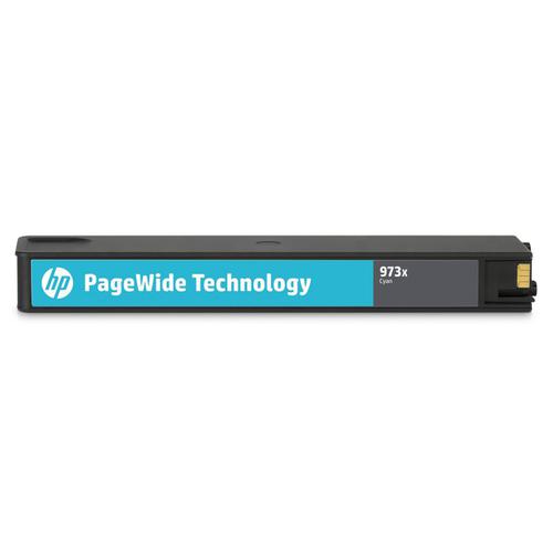 Hewlett Packard [HP] No.973X Inkjet Cart Page Wide High Yield Page Life 7000pp 85.5ml Cyan Ref F6T81AE 150089 Buy online at Office 5Star or contact us Tel 01594 810081 for assistance
