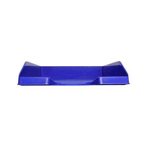 Exacompta Forever Letter Tray Recycled Plastic W255xD346xH65mm Blue Ref 113101D Tollit & Harvey Ltd