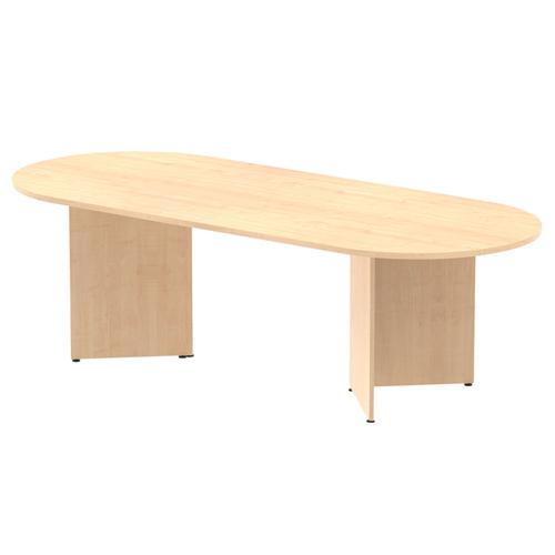 Trexus Boardroom Table 2400x1200x730mm Arrowhead Maple Ref MI002962