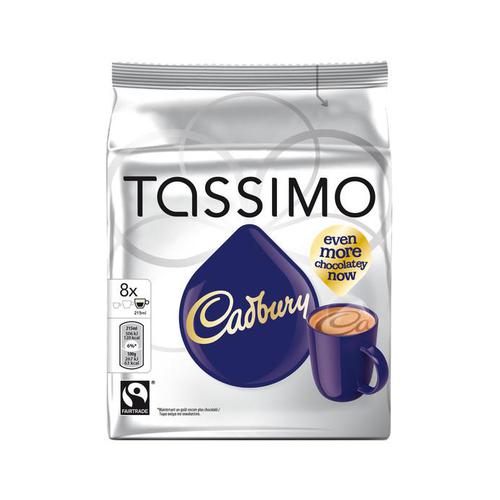 Tassimo Cadbury Hot Chocolate Pods 8 Servings Per Pack Ref 4031638 [Pack 5 x 8] 4095604 Buy online at Office 5Star or contact us Tel 01594 810081 for assistance