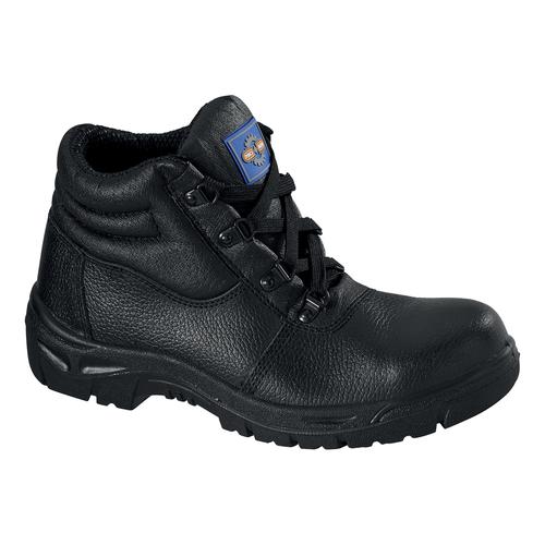 Chukka Boot Leather Steel Toecap & Midsole Size 5 Black Ref PM100 5