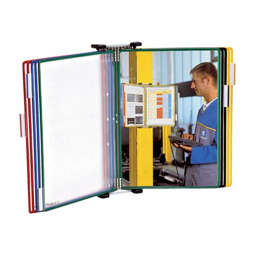 Tarifold A4 Wall Display System with 10 Assorted Pockets 150648 Buy online at Office 5Star or contact us Tel 01594 810081 for assistance