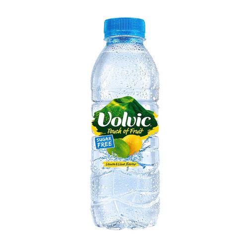 Volvic Natural Mineral Water Lemon & Lime Still SF Plastic Bottle 500ml Ref 122441 [Pack 12]