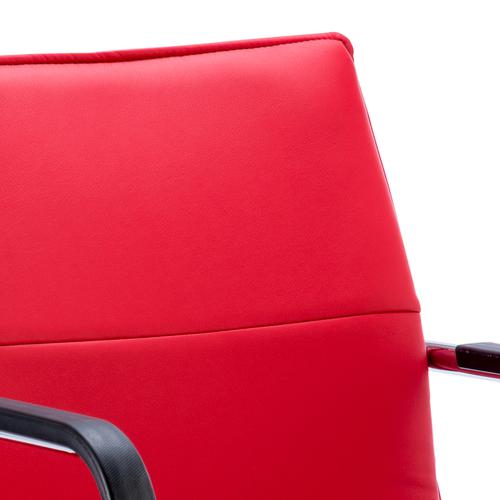 Sonix Echo Red Leather Chair 490x460x480mm Ref BR000037