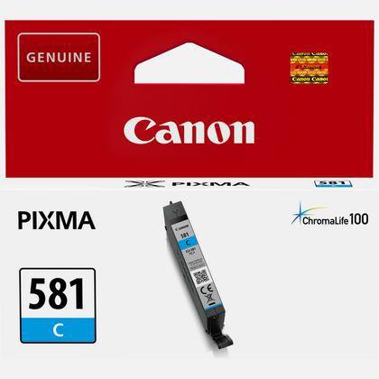 Canon CLI-581 Inkjet Cartridge 5.6ml Page Life 259pp Cyan Ref 2103C001 152503 Buy online at Office 5Star or contact us Tel 01594 810081 for assistance