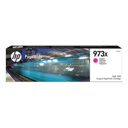 Hewlett Packard [HP] No.973X Inkjet Cart Page Wide HY Page Life 7000pp 82ml Magenta Ref F6T82AE
