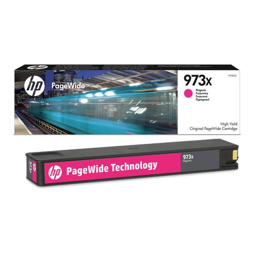 Hewlett Packard [HP] No.973X Inkjet Cart Page Wide HY Page Life 7000pp 82ml Magenta Ref F6T82AE HP