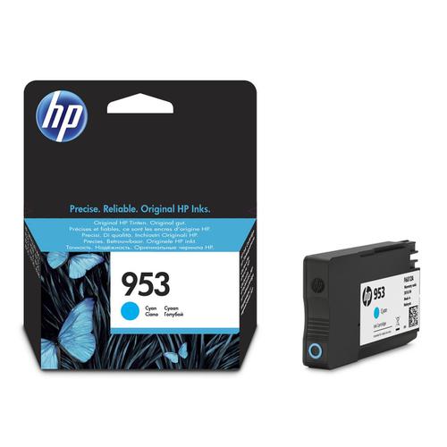 Hewlett Packard [HP] No.953 Inkjet Cartridge Page Life 700pp 10ml Cyan Ref F6U12AE