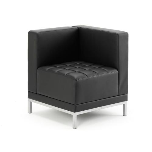 Sonix Modular Reception Corner Chair Bonded Leather 520x520x440mm Ref BR000198