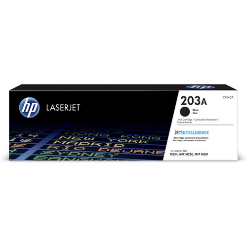 HP 203A LaserJet Toner Cartridge Page Life 1400pp Black Ref CF540A