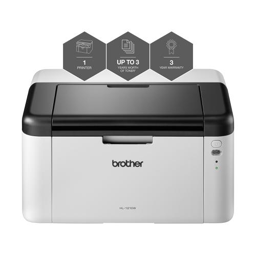 Brother HL1210W All-in-Box Laser Printer Ref HL1210WVBZU1