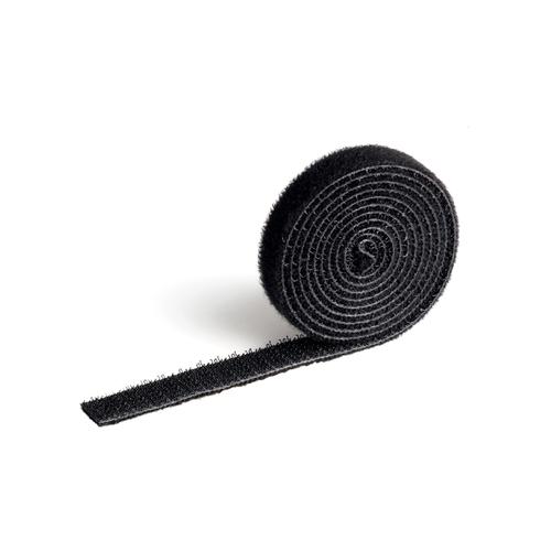 Durable CAVOLINE GRIP 10 Self Gripping Cable Management Tape Black Ref 503101