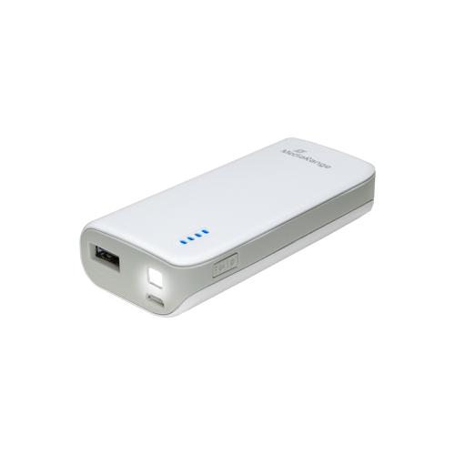 MediaRange Powerbank With Built-in LED Torch 5200 mAh Ref MR751 154006 Buy online at Office 5Star or contact us Tel 01594 810081 for assistance