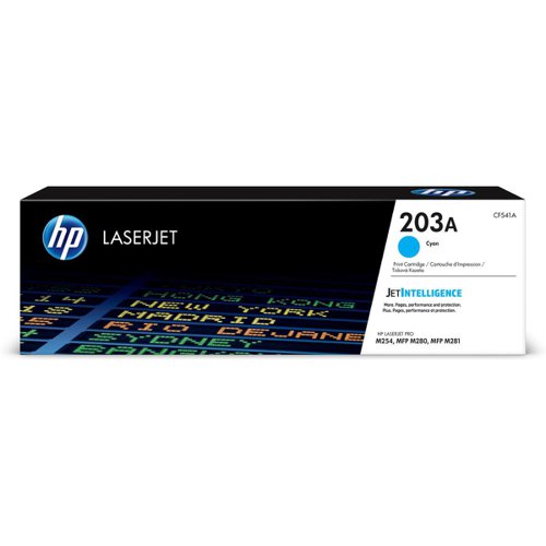 HP 203A LaserJet Toner Cartridge Page Life 1300pp Cyan Ref CF541A