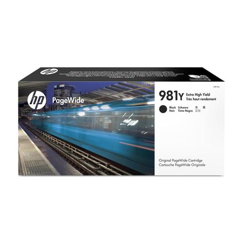Hewlett Packard [HP] No.981Y InkjetCartPageWideXHYPageLife20000pp Black Ref L0R16A *3to5 Day Leadtime*