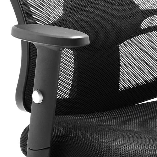 Sonix Portland Cantilever ChairWith Arms Mesh Black Ref EX000136