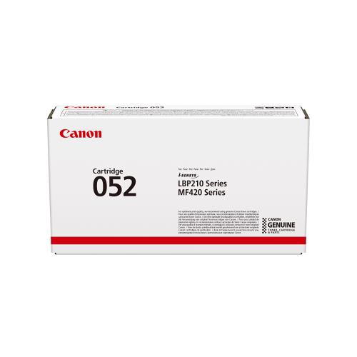 Canon 052 Laser Toner Cartridge Page Life 3100pp Black Ref 2199C002