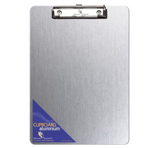 Clipboard A4 Grey Aluminium Non-Magnetic 317x228x12mm