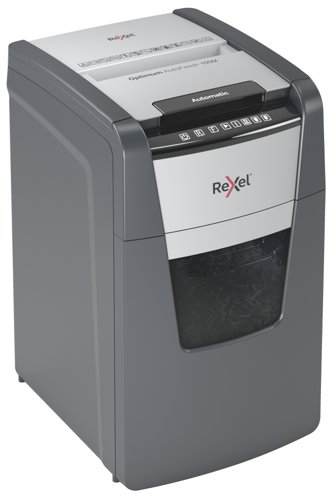 Rexel Optimum Auto Feed+ 150 Sheet Automatic Micro Cut Paper Shredder, P-5 Security, 44L Bin, 2020150M ACCO Brands