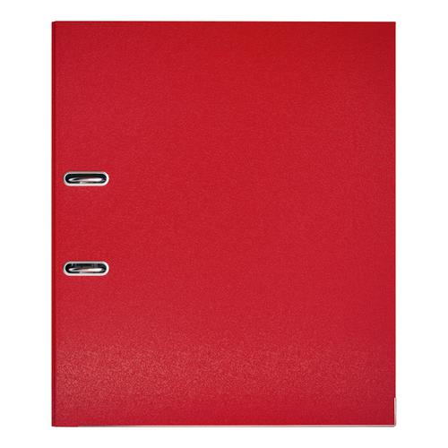 Leitz FSC Lever Arch File Plastic 80mm Spine A4 Red Ref 10101025 [Pack 10]