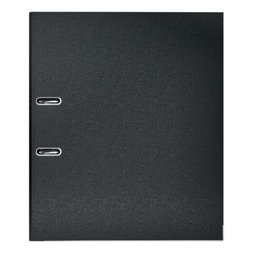 Leitz FSC Lever Arch File Plastic 80mm Spine A4 Black Ref 10101095 [Pack 10]