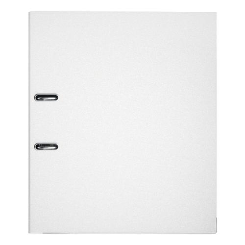 Leitz Lever Arch File Plastic 80mm Spine A4 White Ref 10101001 [Pack 10] ACCO Brands