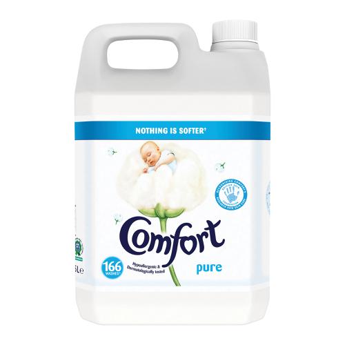 Comfort Concentrated Fabric Softener 166 Washes 5L Ref 707822